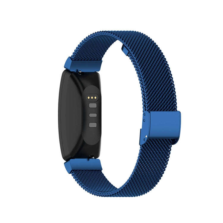 Stainless Steel Metal Mesh Wrist Strap Watch Band for Fitbit Inspire / Inspire HR / Ace 2, Size: ...