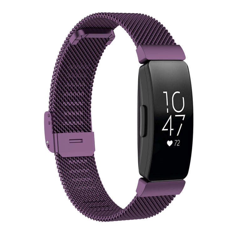 Stainless Steel Metal Mesh Wrist Strap Watch Band for Fitbit Inspire / Inspire HR / Ace 2, Size: ...