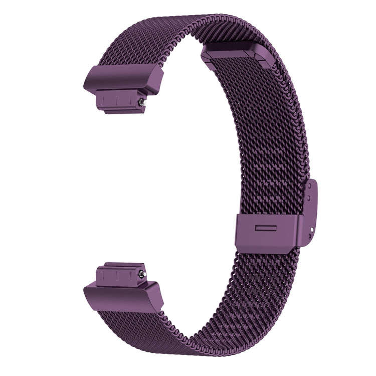 Stainless Steel Metal Mesh Wrist Strap Watch Band for Fitbit Inspire / Inspire HR / Ace 2, Size: ...