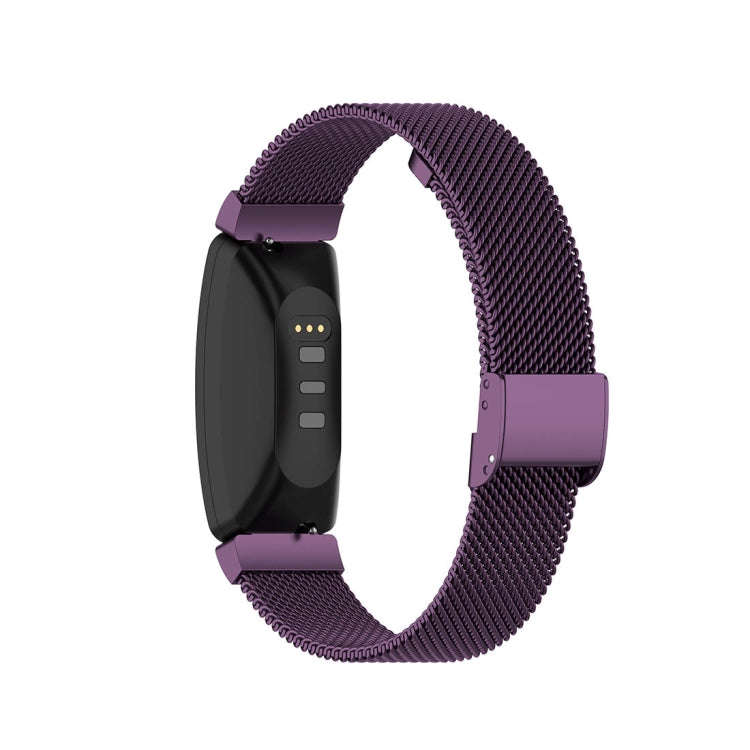 Stainless Steel Metal Mesh Wrist Strap Watch Band for Fitbit Inspire / Inspire HR / Ace 2, Size: ...