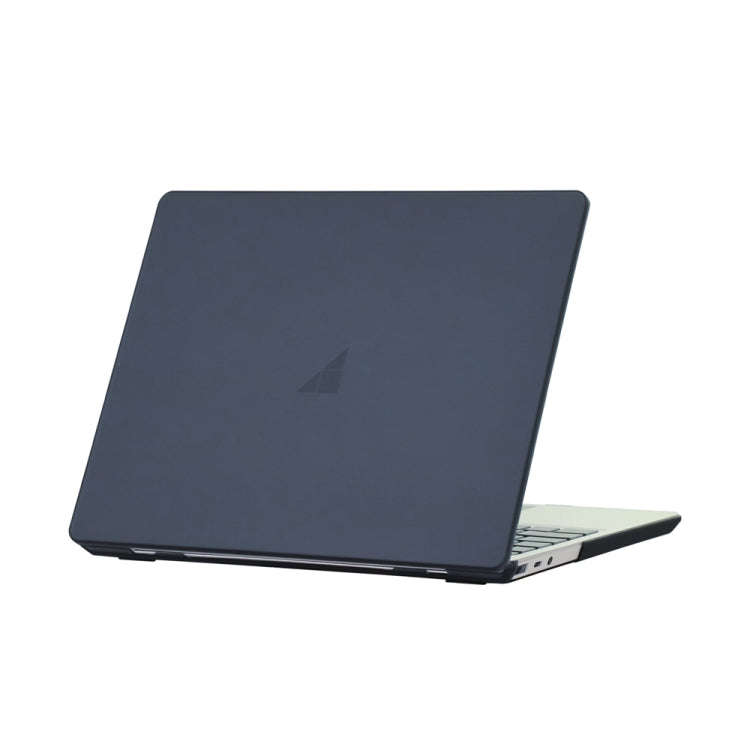 For Microsoft 12.4 inch Laptop Frosted Anti-drop Protective Case(Black)