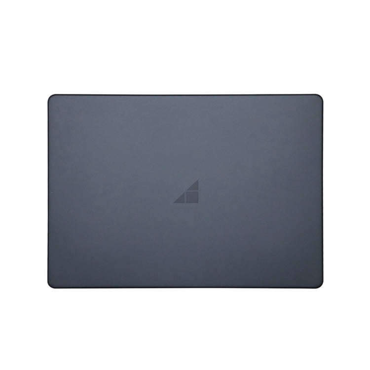 For Microsoft 12.4 inch Laptop Frosted Anti-drop Protective Case(Black)