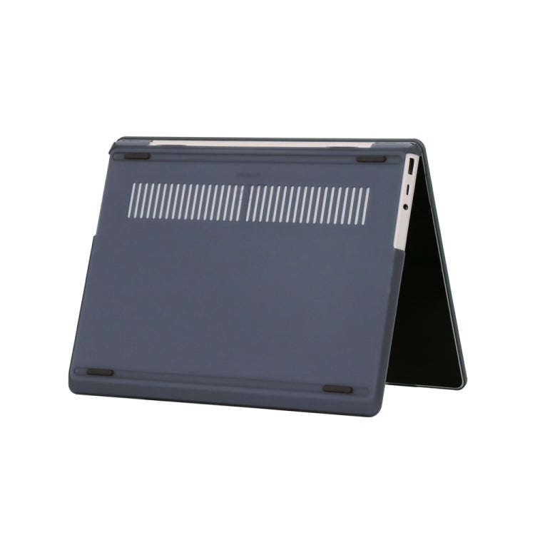 For Microsoft 12.4 inch Laptop Frosted Anti-drop Protective Case(Black)