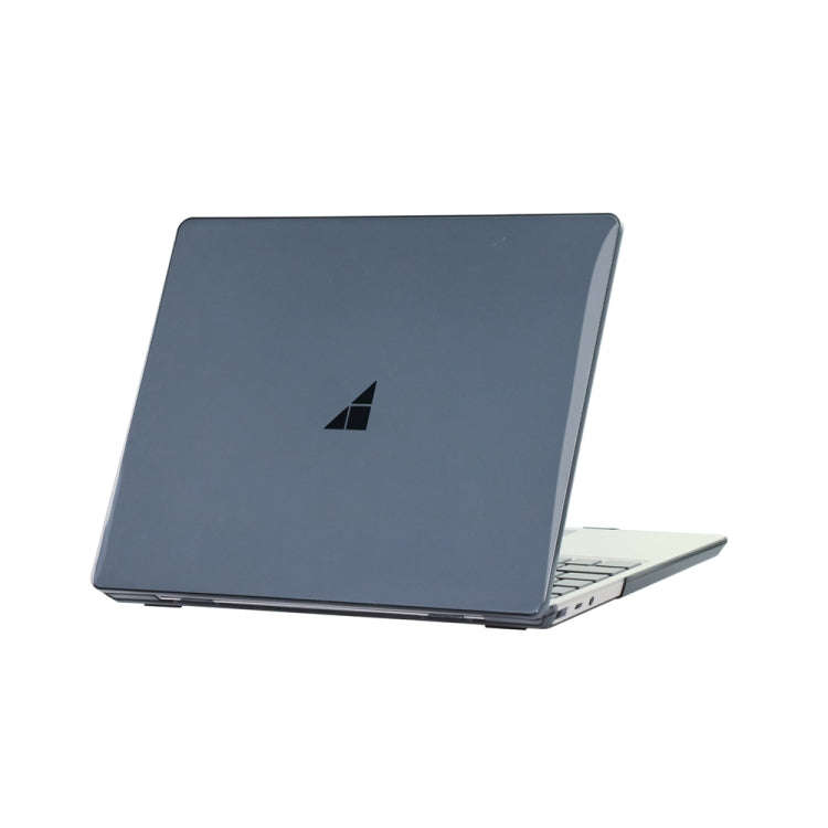 For Microsoft 12.4 inch Laptop Crystal Anti-drop Protective Case(Black)