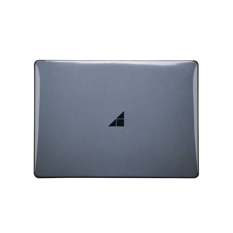 For Microsoft 12.4 inch Laptop Crystal Anti-drop Protective Case(Black)