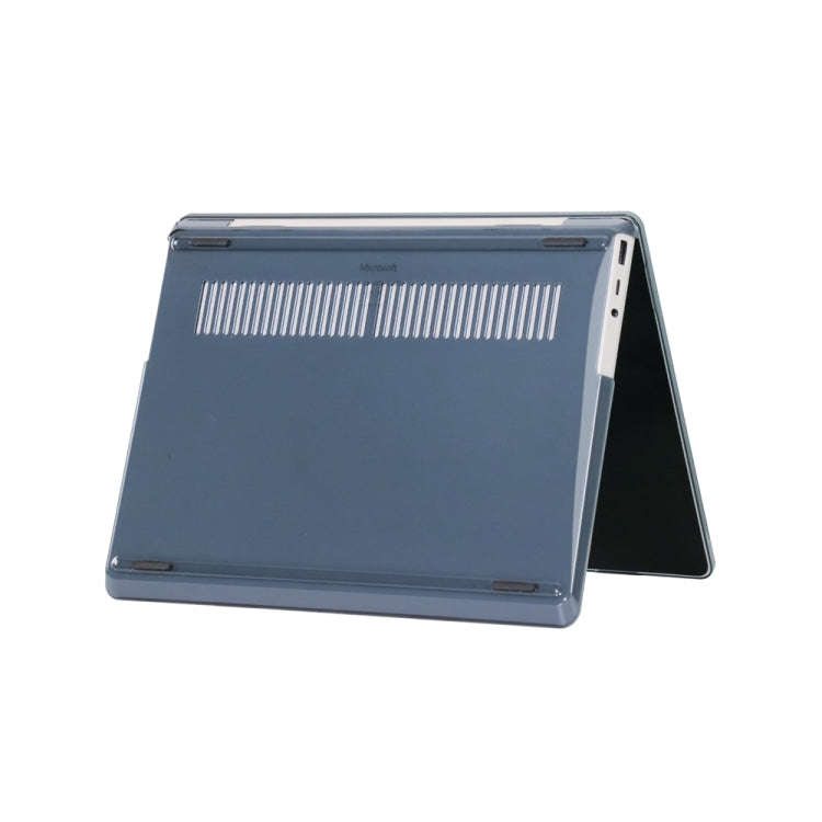 For Microsoft 12.4 inch Laptop Crystal Anti-drop Protective Case(Black)