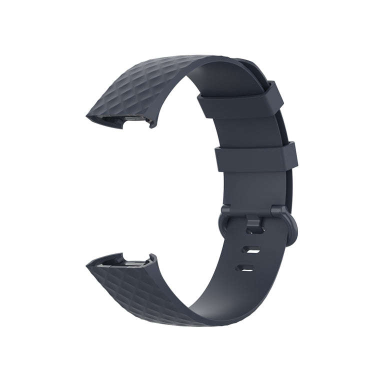 Color Buckle TPU Wrist Strap Watch Band for Fitbit Charge 4 / Charge 3 / Charge 3 SE, Size: S(Blu...