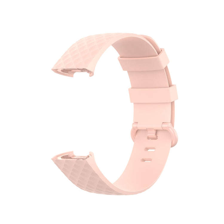Color Buckle TPU Wrist Strap Watch Band for Fitbit Charge 4 / Charge 3 / Charge 3 SE, Size: S(Lig...