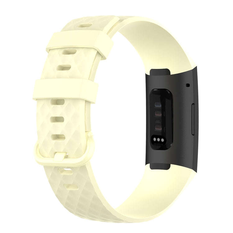 Color Buckle TPU Wrist Strap Watch Band for Fitbit Charge 4 / Charge 3 / Charge 3 SE, Size: S(Lig...