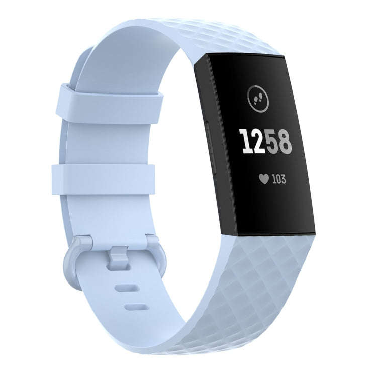 Color Buckle TPU Wrist Strap Watch Band for Fitbit Charge 4 / Charge 3 / Charge 3 SE, Size: S(Lig...