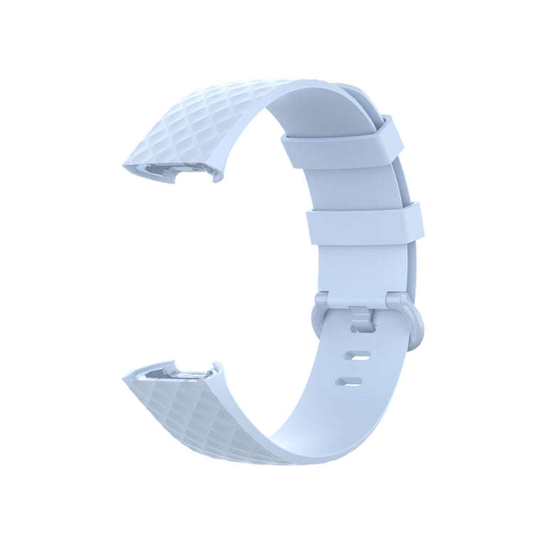 Color Buckle TPU Wrist Strap Watch Band for Fitbit Charge 4 / Charge 3 / Charge 3 SE, Size: S(Lig...