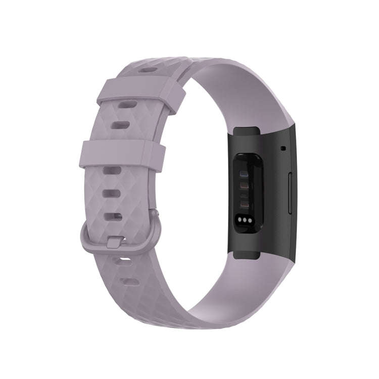 Color Buckle TPU Wrist Strap Watch Band for Fitbit Charge 4 / Charge 3 / Charge 3 SE, Size: L(Lig...