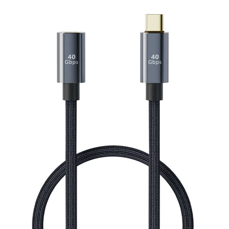 USB4.0 40Gbps Type-C Male to Female Extension Cable, Length:0.5m