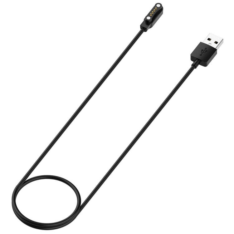 For Ticwatch GTH2 Magnetic Charger USB Smart Watch Charging Cable, Length:1m