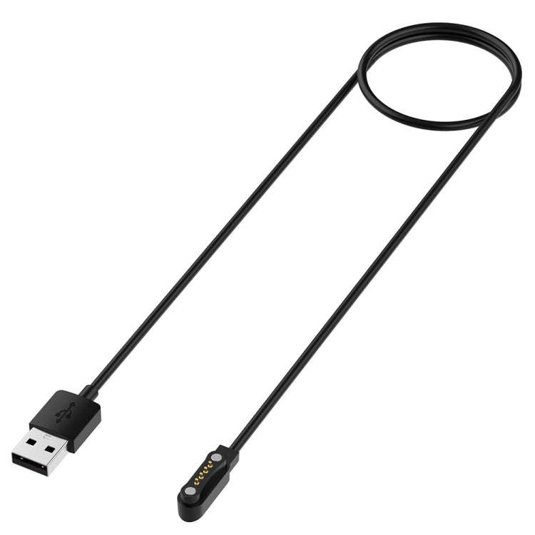 For Ticwatch GTH2 Magnetic Charger USB Smart Watch Charging Cable, Length:1m