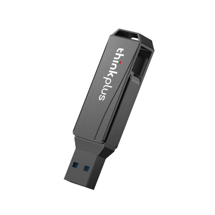Lenovo Thinkplus MU252 USB 3.1 + USB-C / Type-C Flash Drive, Memory:64GB(Black)