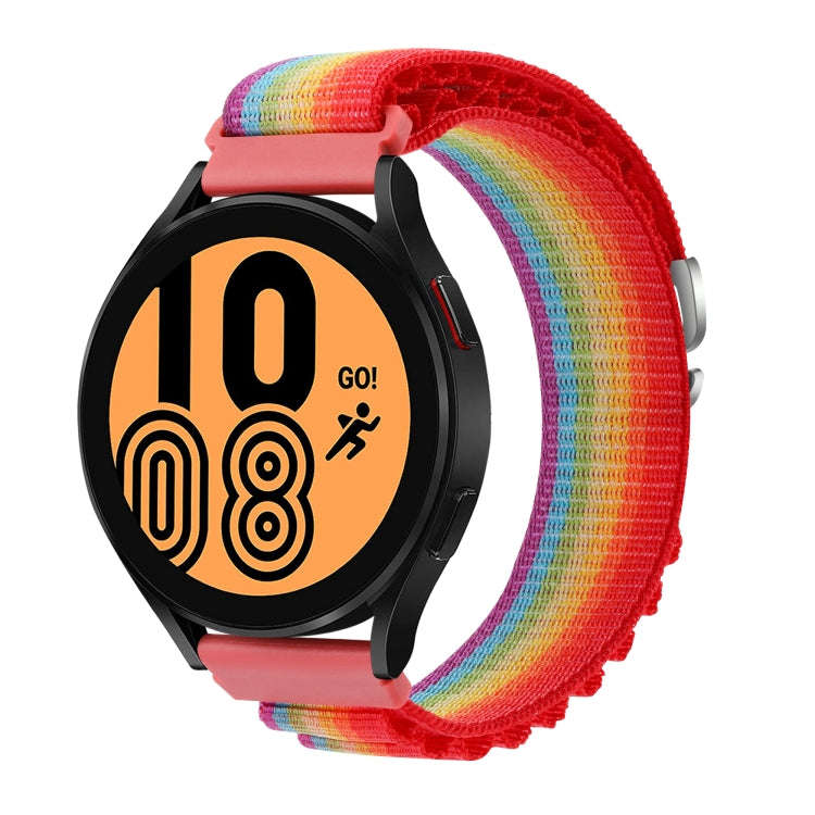 For Coros Pace 2/Coros Apex 42mm Universal Nylon Watch Band(Rainbow)