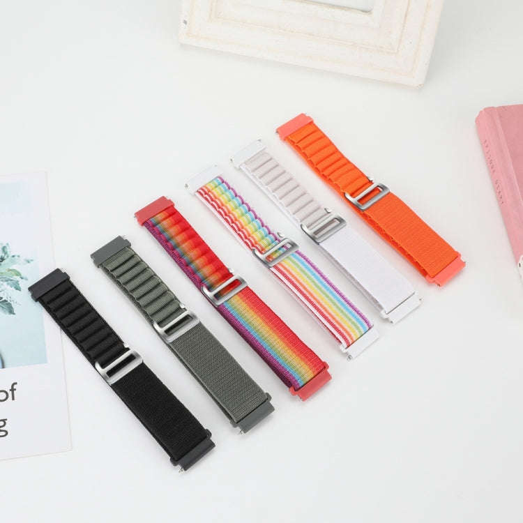 For Coros Pace 2/Coros Apex 42mm Universal Nylon Watch Band(White)