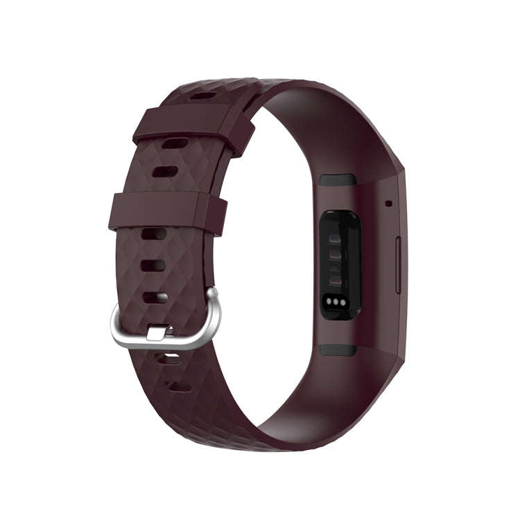 xDfind 18mm Silver Color Buckle TPU Wrist Strap Watch Band for Fitbit Charge 4 / Charge 4 SE / Ch...