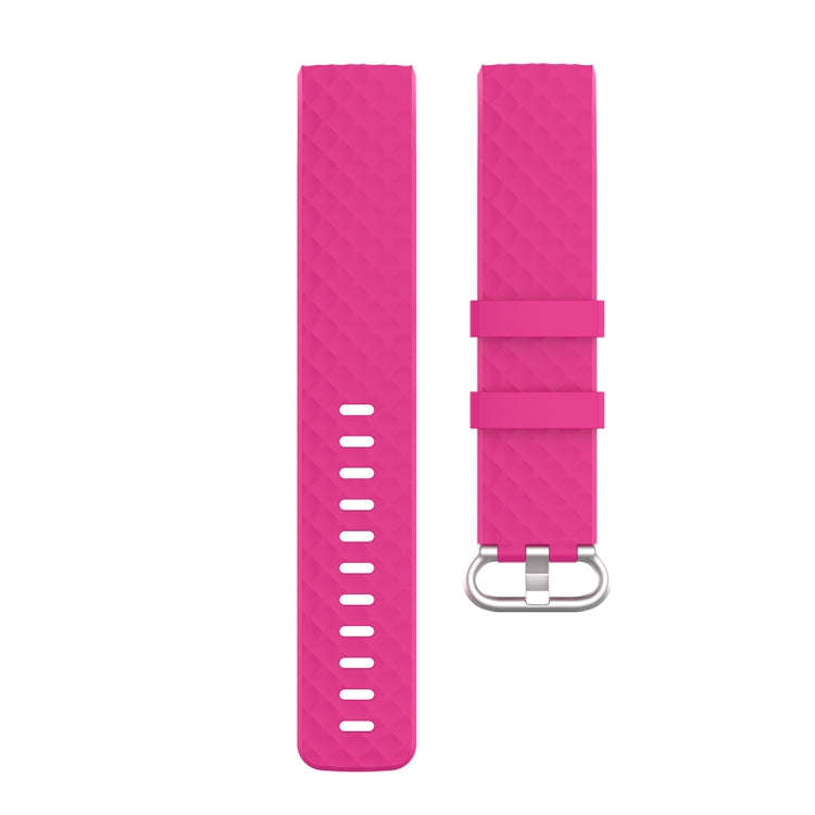 xDfind 18mm Silver Color Buckle TPU Wrist Strap Watch Band for Fitbit Charge 4 / Charge 4 SE / Ch...