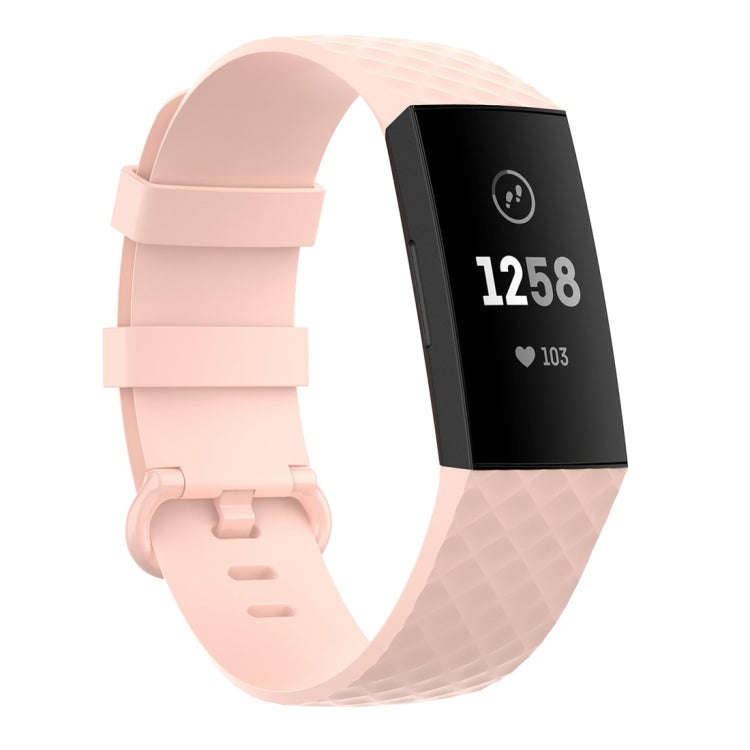 xDfind 18mm Silver Color Buckle TPU Wrist Strap Watch Band for Fitbit Charge 4 / Charge 4 SE / Ch...