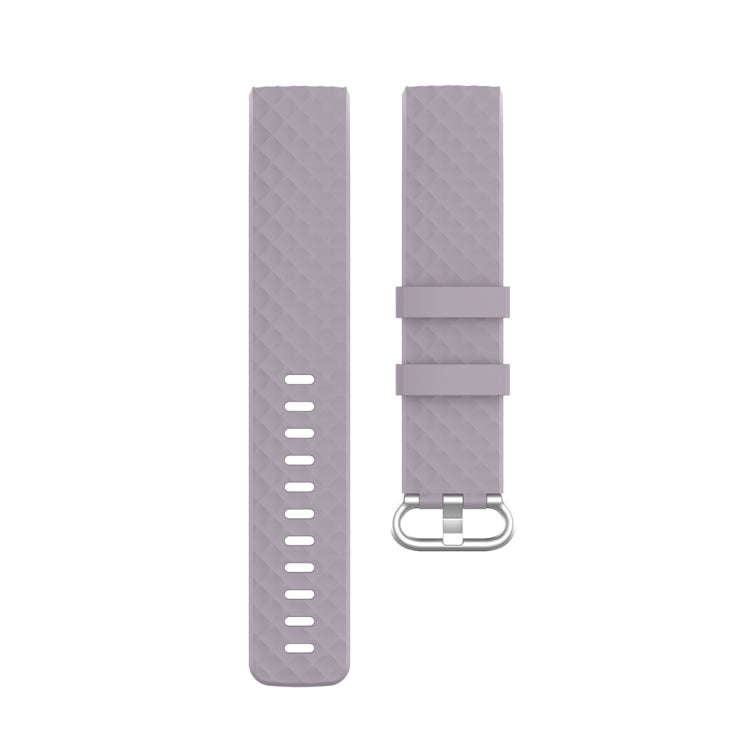 xDfind 18mm Silver Color Buckle TPU Wrist Strap Watch Band for Fitbit Charge 4 / Charge 4 SE / Ch...