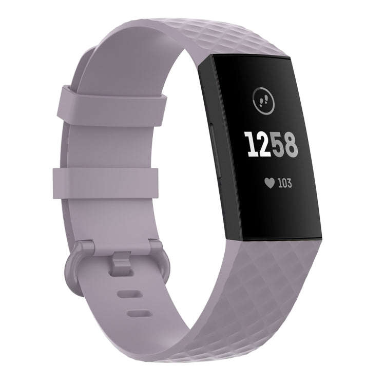 xDfind 18mm Silver Color Buckle TPU Wrist Strap Watch Band for Fitbit Charge 4 / Charge 4 SE / Ch...
