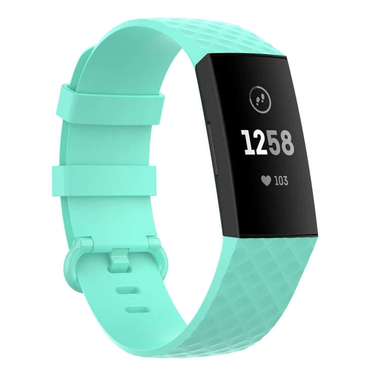 xDfind 18mm Silver Color Buckle TPU Wrist Strap Watch Band for Fitbit Charge 4 / Charge 4 SE / Ch...