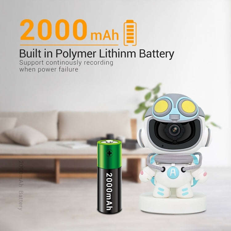 ESCAM PT211 Motion Detection & Tracking 2MP Sound Alarm Cloud Storage Two-way Audio Night Vision ...