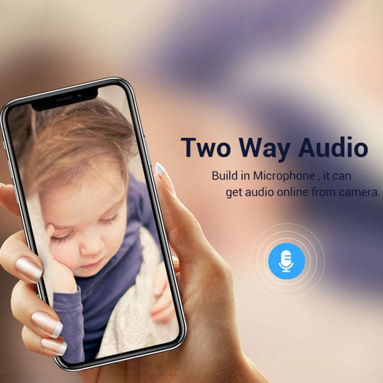 ESCAM PT211 Motion Detection & Tracking 2MP Sound Alarm Cloud Storage Two-way Audio Night Vision ...