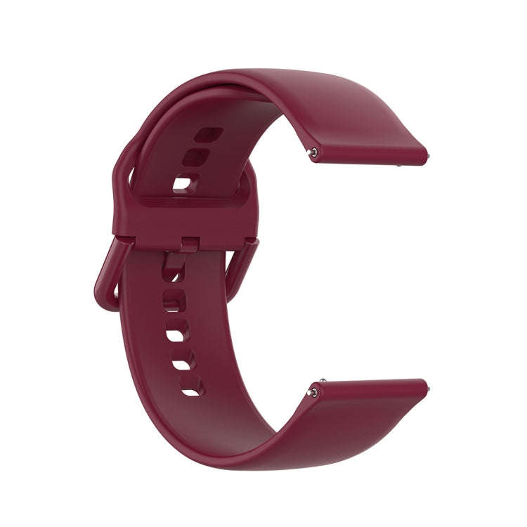 23mm Color Buckle Silicone Wrist Strap Watch Band for Fitbit Versa 2 / Versa / Versa Lite / Blaze...