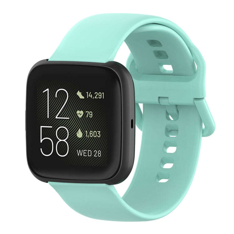 23mm Color Buckle Silicone Wrist Strap Watch Band for Fitbit Versa 2 / Versa / Versa Lite / Blaze...