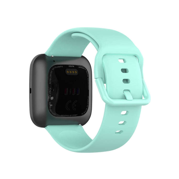 23mm Color Buckle Silicone Wrist Strap Watch Band for Fitbit Versa 2 / Versa / Versa Lite / Blaze...