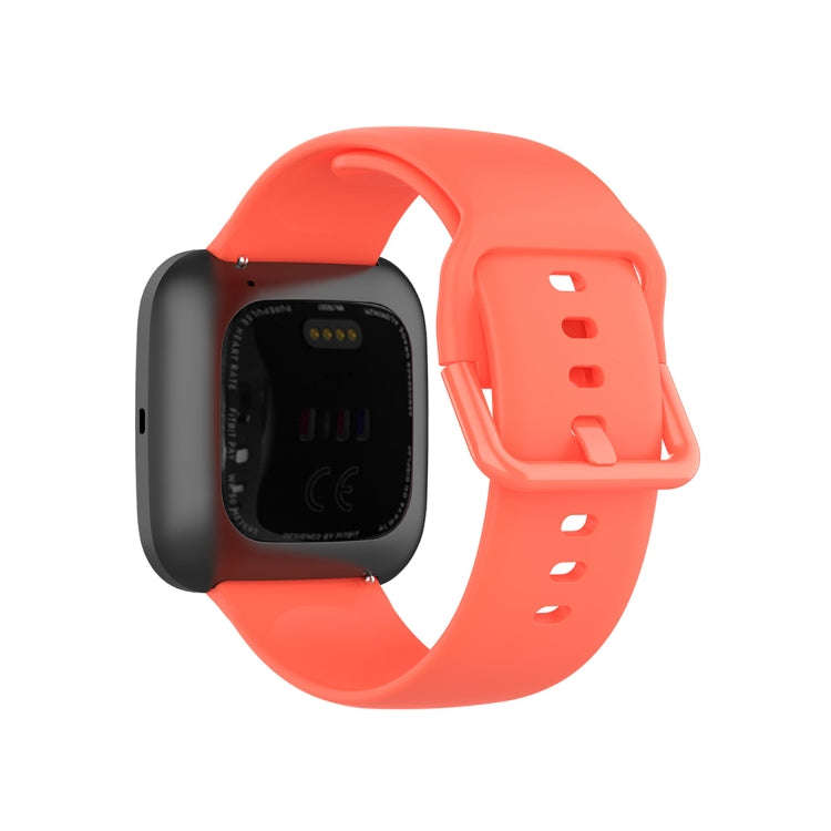 23mm Color Buckle Silicone Wrist Strap Watch Band for Fitbit Versa 2 / Versa / Versa Lite / Blaze...