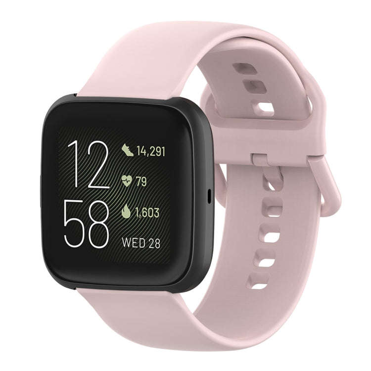 23mm Color Buckle Silicone Wrist Strap Watch Band for Fitbit Versa 2 / Versa / Versa Lite / Blaze...