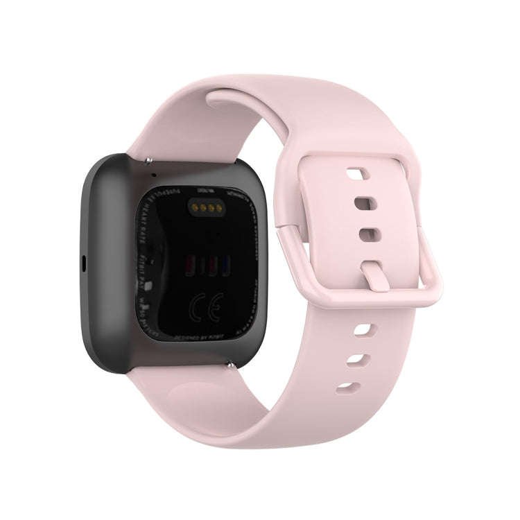 23mm Color Buckle Silicone Wrist Strap Watch Band for Fitbit Versa 2 / Versa / Versa Lite / Blaze...