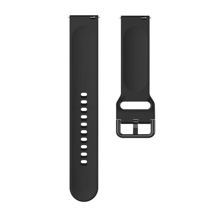 23mm Color Buckle Silicone Wrist Strap Watch Band for Fitbit Versa 2 / Versa / Versa Lite / Blaze...