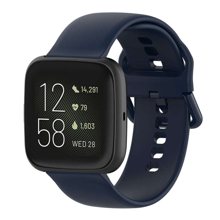 23mm Color Buckle Silicone Wrist Strap Watch Band for Fitbit Versa 2 / Versa / Versa Lite / Blaze...