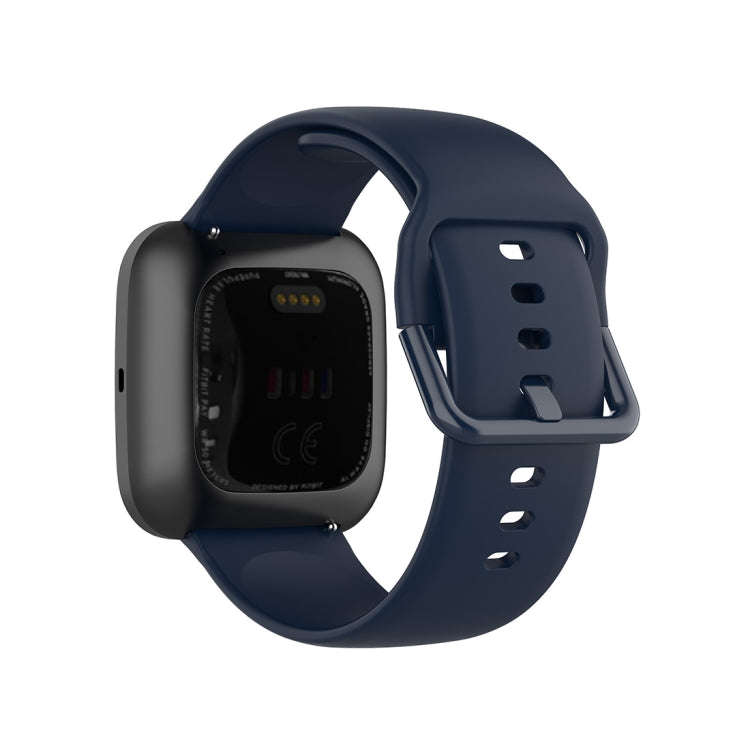 23mm Color Buckle Silicone Wrist Strap Watch Band for Fitbit Versa 2 / Versa / Versa Lite / Blaze...