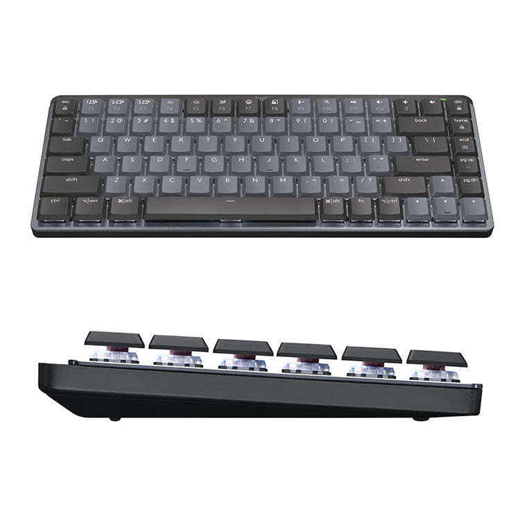 Logitech MX Mechanical Mini Wireless Bluetooth Dual Mode Keyboard with Logi Bolt USB Receiver(Bro...