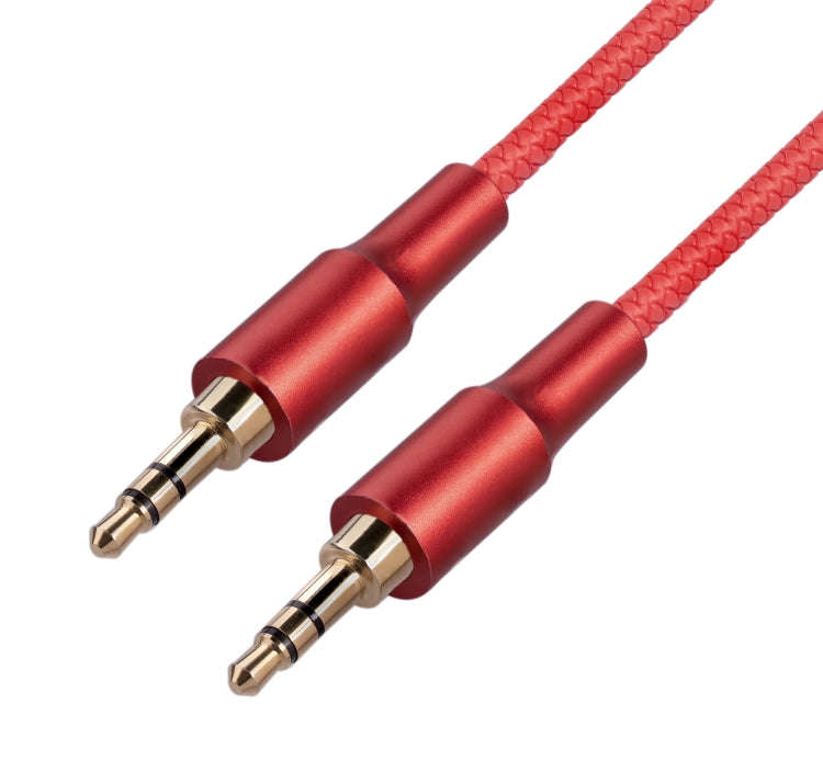 2130 3.5mm Male to 3.5mm Male Audio Cable, Length: 1m(Red)