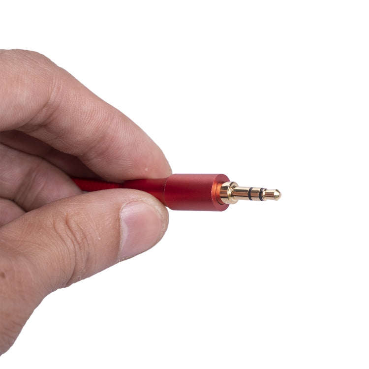 2130 3.5mm Male to 3.5mm Male Audio Cable, Length: 1m(Red)