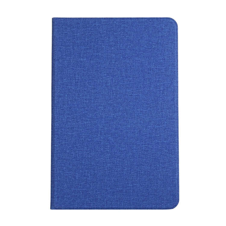 For Huawei Matepad 10.4 Cloth TPU Protective Case with Holder(Dark Blue)