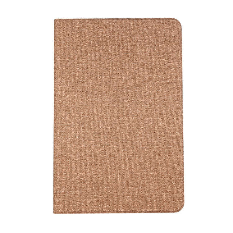 For Huawei Matepad 10.4 Cloth TPU Protective Case with Holder(Gold)