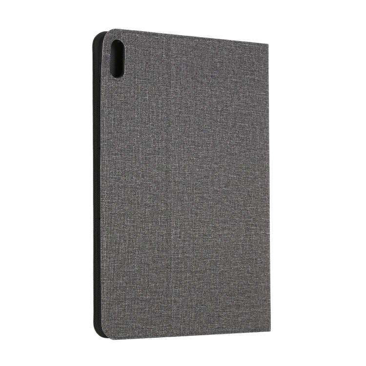 For Huawei Matepad 10.4 Cloth TPU Protective Case with Holder(Grey)