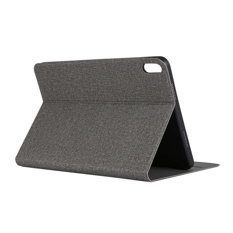 For Huawei Matepad 10.4 Cloth TPU Protective Case with Holder(Grey)