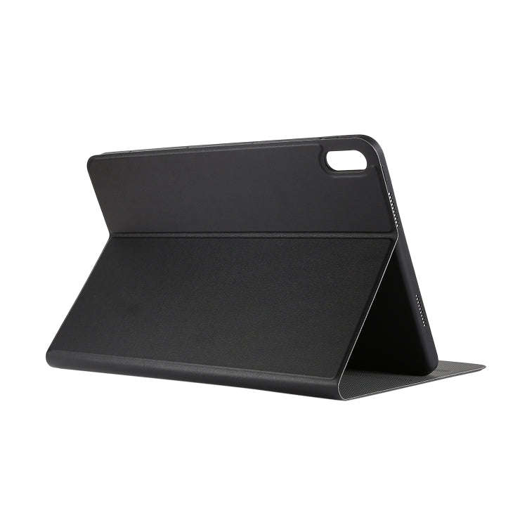 For Huawei Matepad 10.4 Elastic Leather TPU Protective Case with Holder(Black)