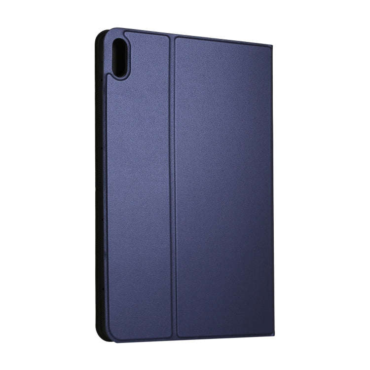For Huawei Matepad 10.4 Elastic Leather TPU Protective Case with Holder(Dark Blue)