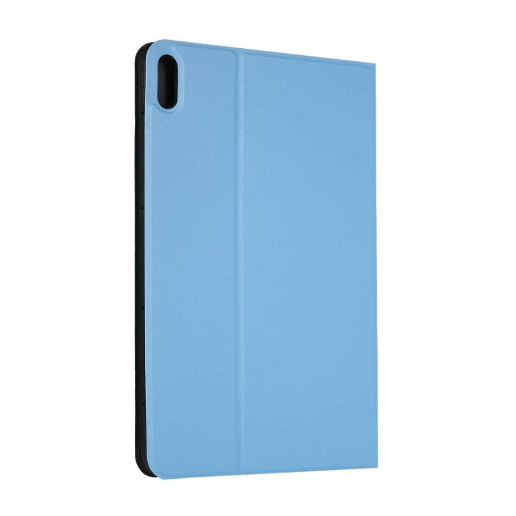 For Huawei Matepad 10.4 Elastic Leather TPU Protective Case with Holder(Blue)