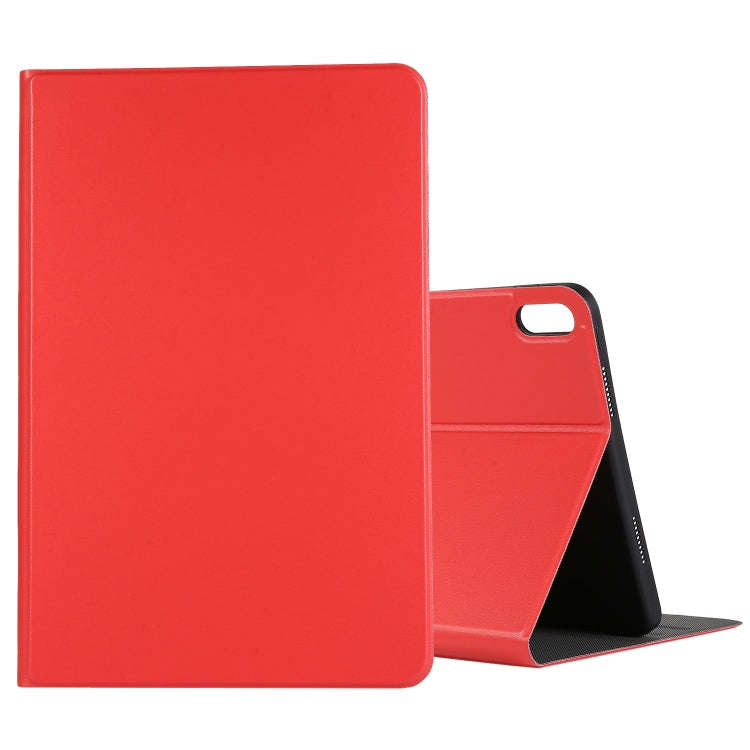 For Huawei Matepad 10.4 Elastic Leather TPU Protective Case with Holder(Red)
